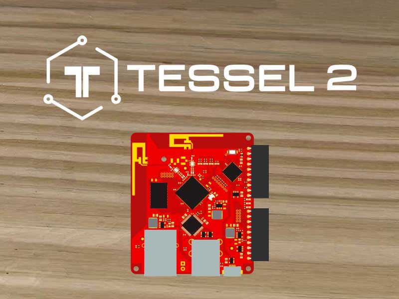 tessel 3 logo and a board
